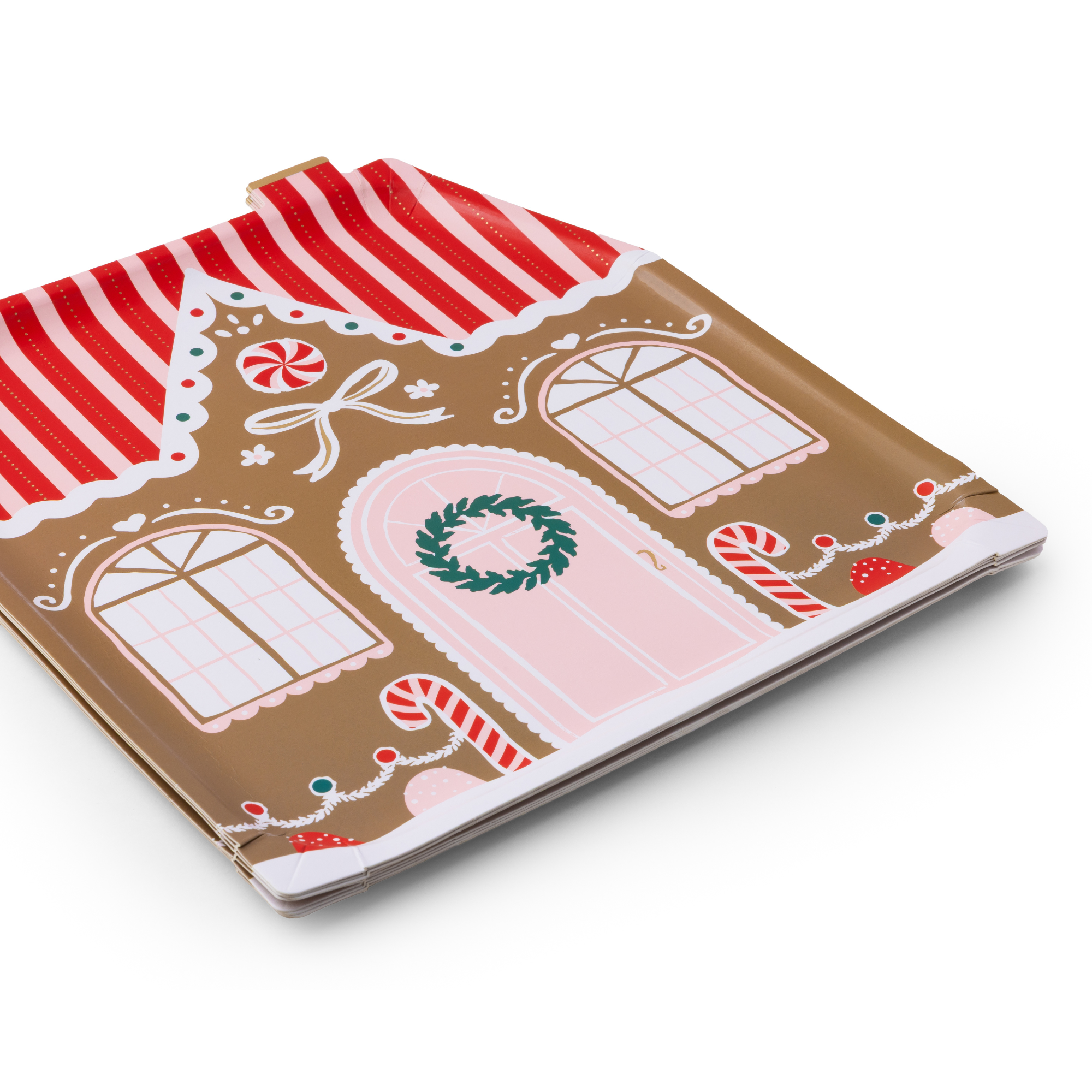 SWEET GINGERBREAD HOUSE LARGE PLATES – Jubilee Balloon Co.