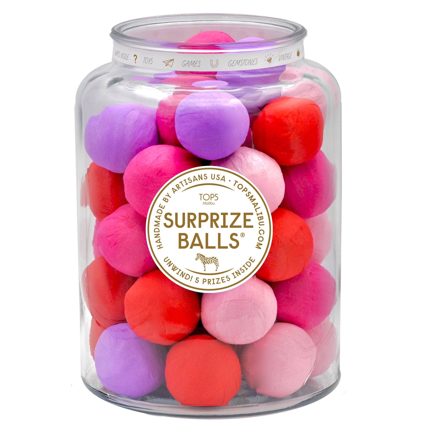 Mini Surprise Balls - Love - Refills / Set of 24 - Asst