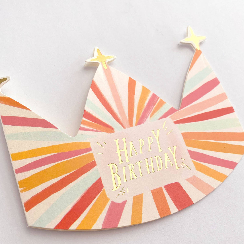 
                      
                        Birthday Crown Gold Letters Happy Birthday Card
                      
                    