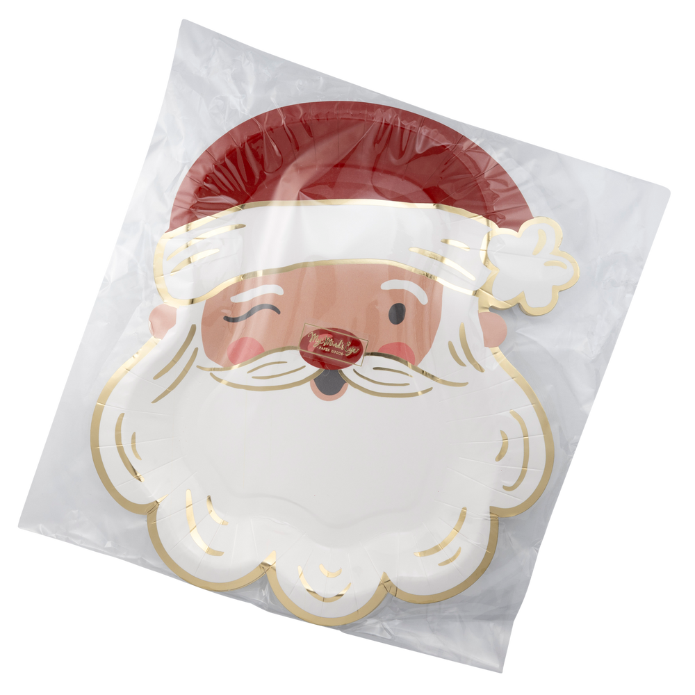 
                      
                        Santa Face Shaped Paper Plate
                      
                    