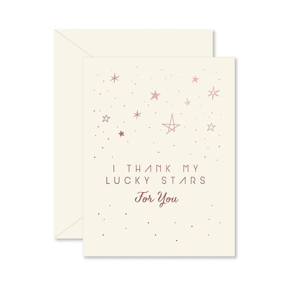 Thank My Lucky Stars Greeting Card