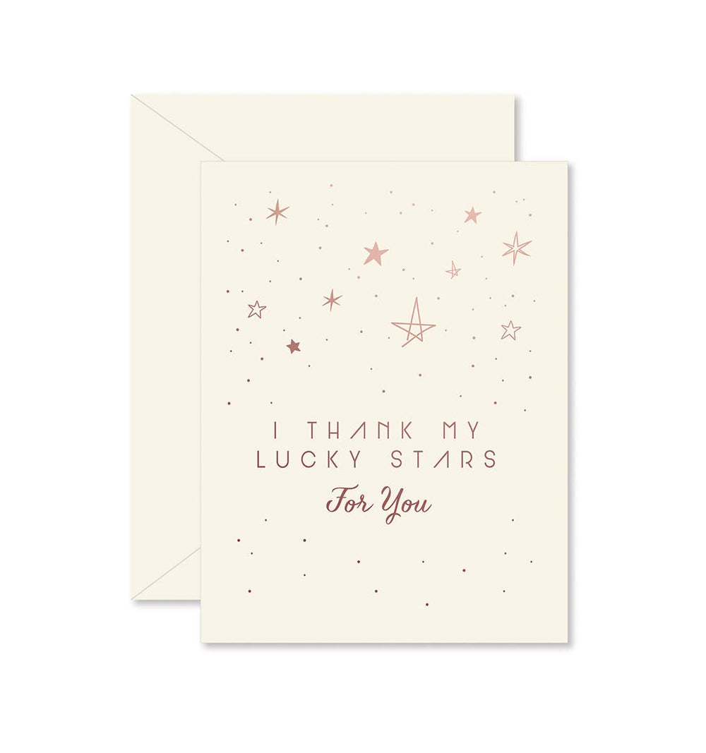 Thank My Lucky Stars Greeting Card