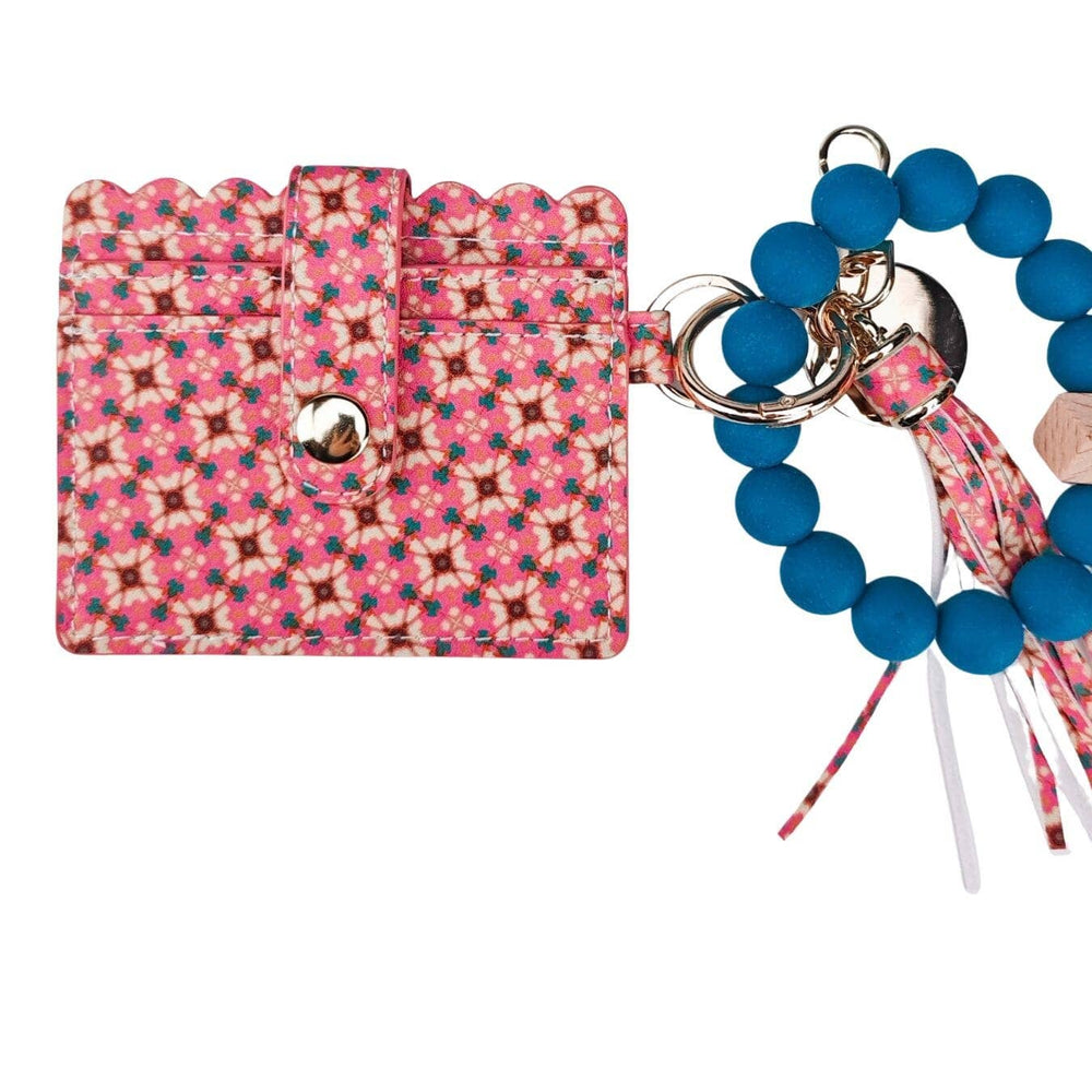 Lucky Blossom Keychain Wristlet Wallet