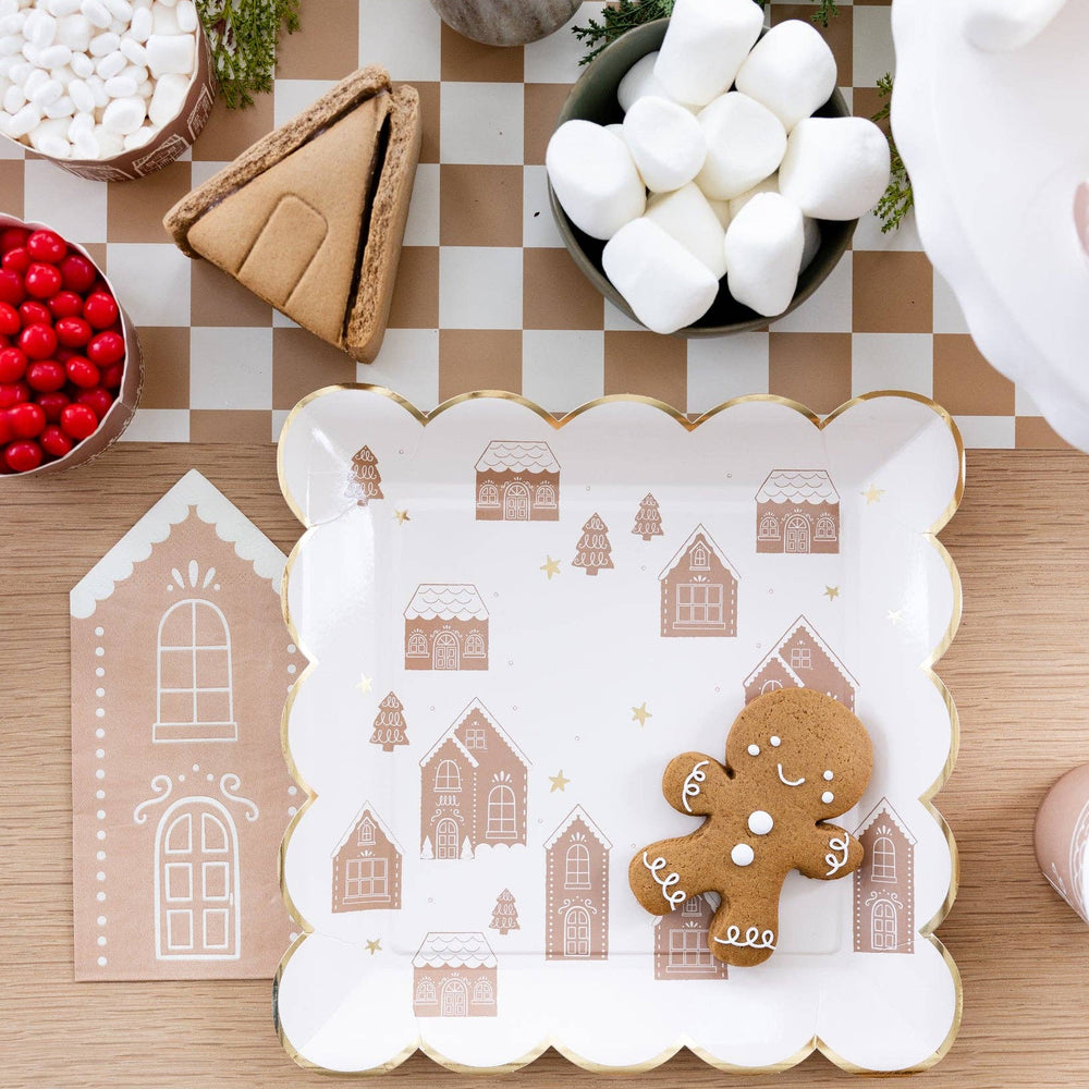 
                      
                        Gingerbread Checked Table Runner
                      
                    