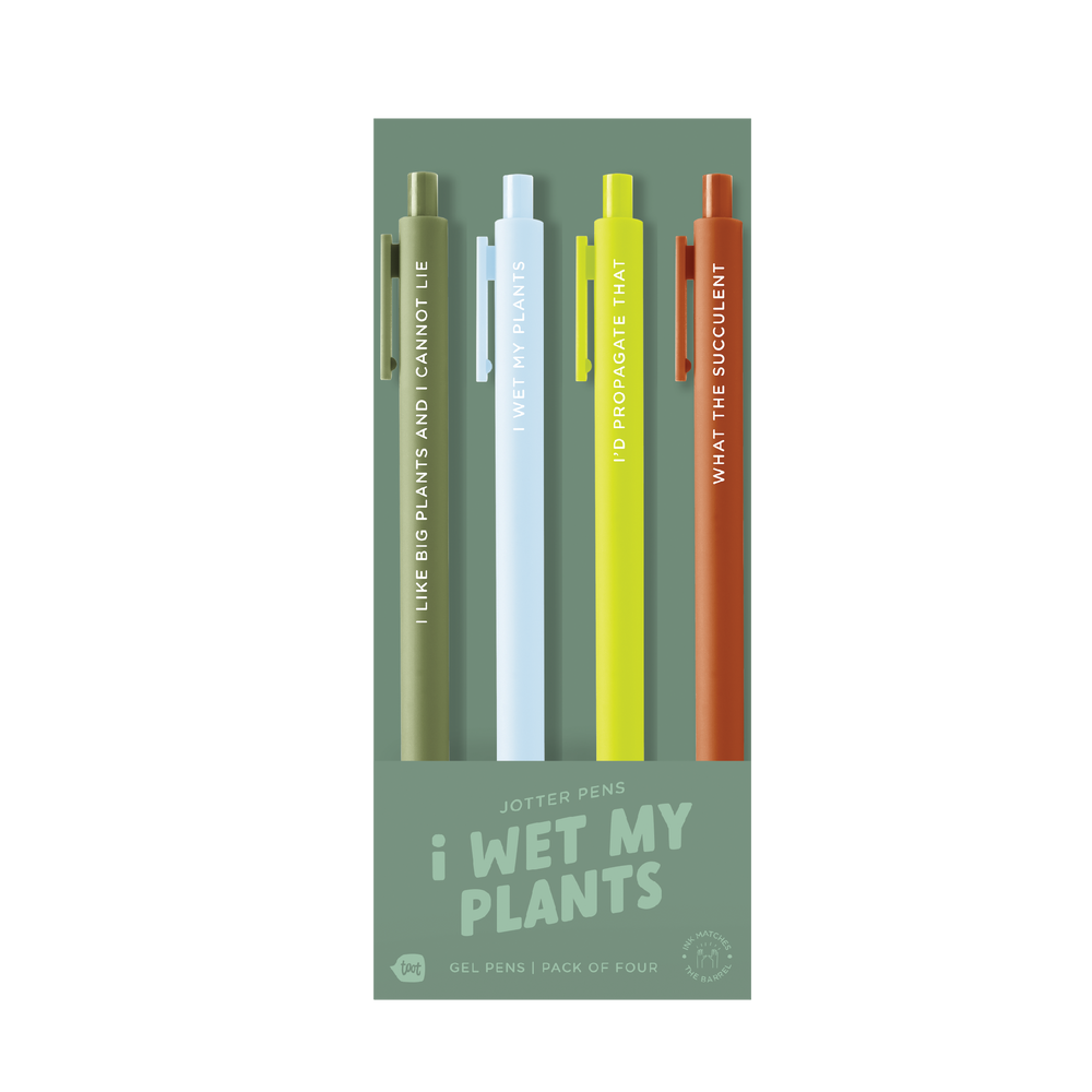 Jotter Sets 4 Pack : I Wet My Plants