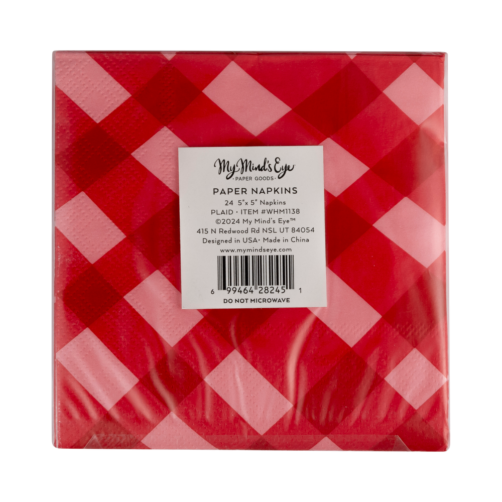 
                      
                        Plaid Cocktail Napkin
                      
                    