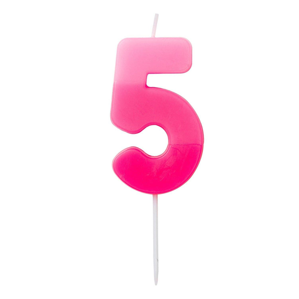 Number light 1st, 5, Pink