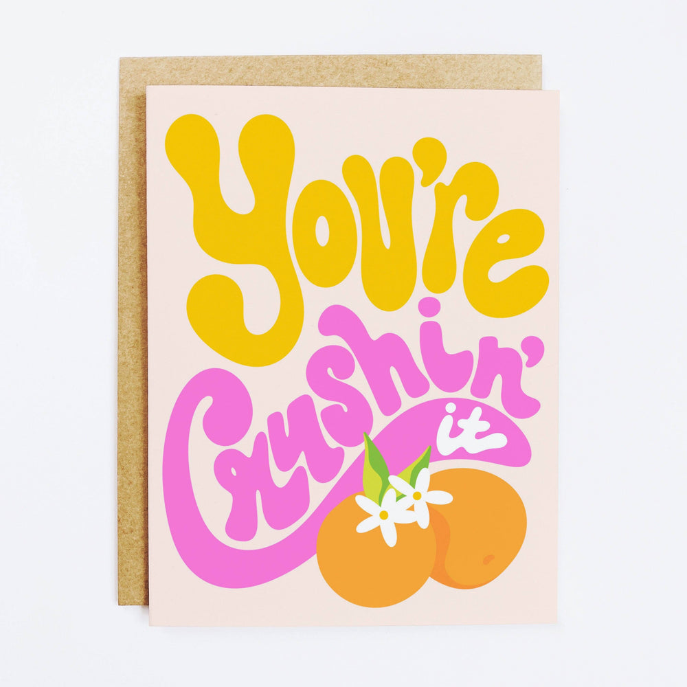 Crushing It Greeting Card