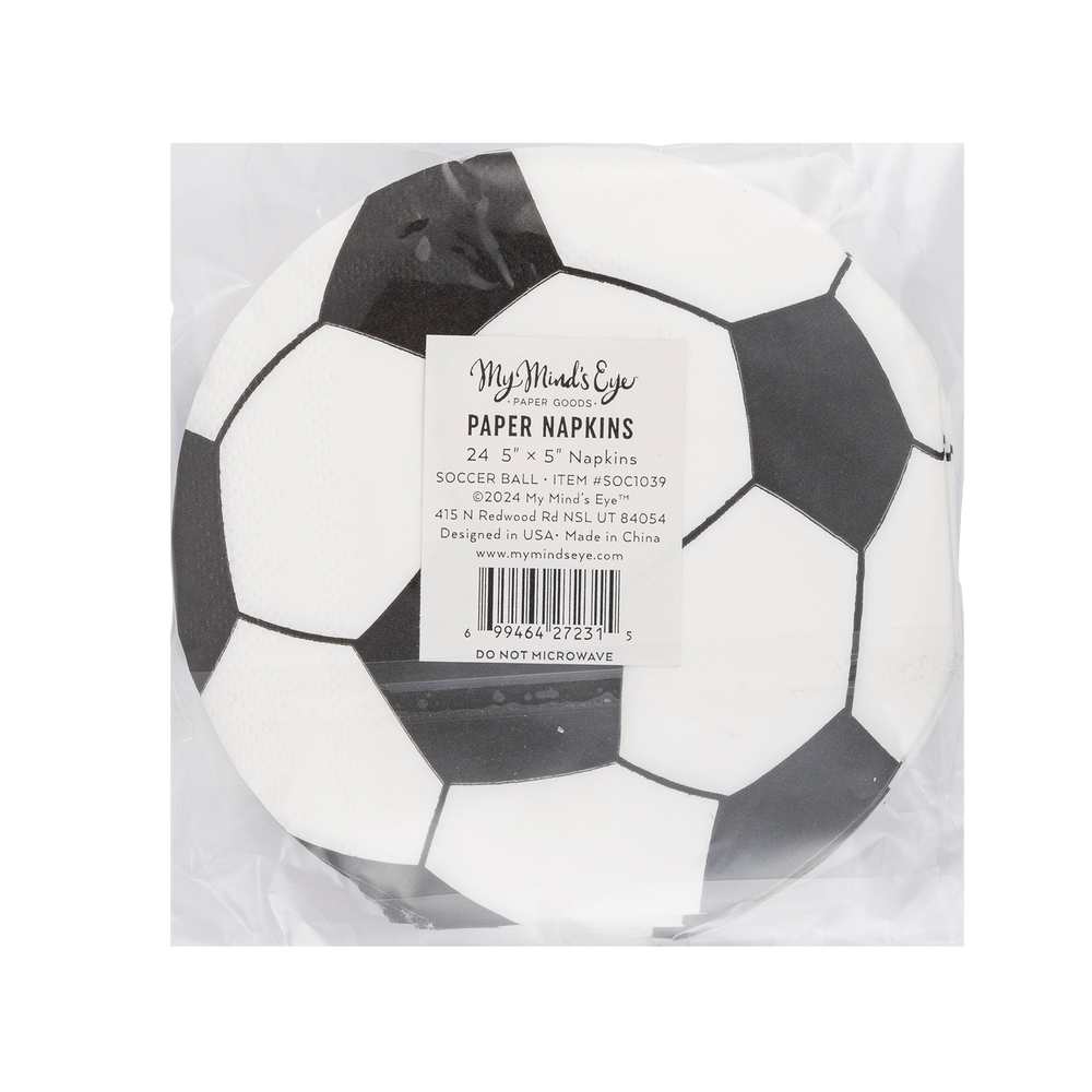 
                      
                        Soccer Ball Napkin
                      
                    