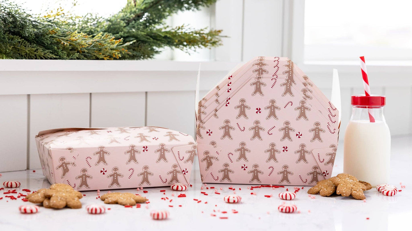 Pink Gingerbread Take Home Box