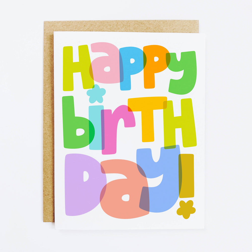 Rainbow Birthday Card