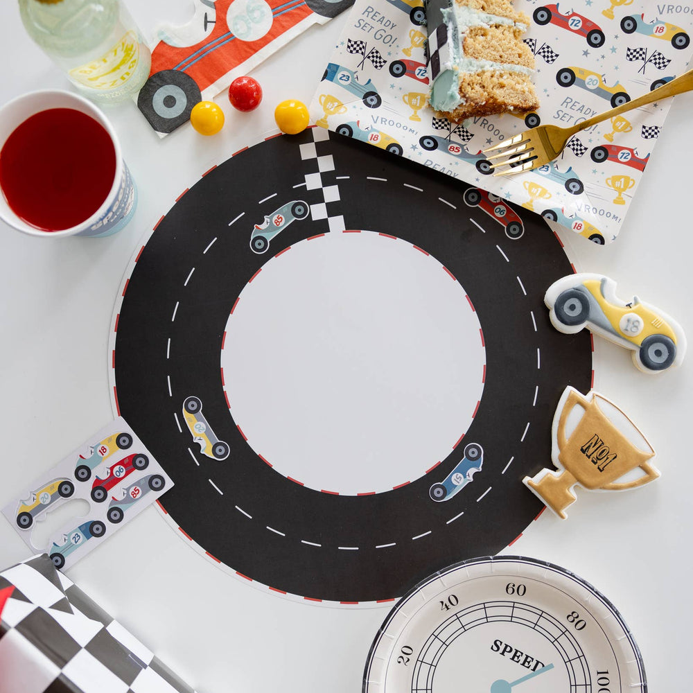 
                      
                        Miles per Hour - Race Track Placemat
                      
                    