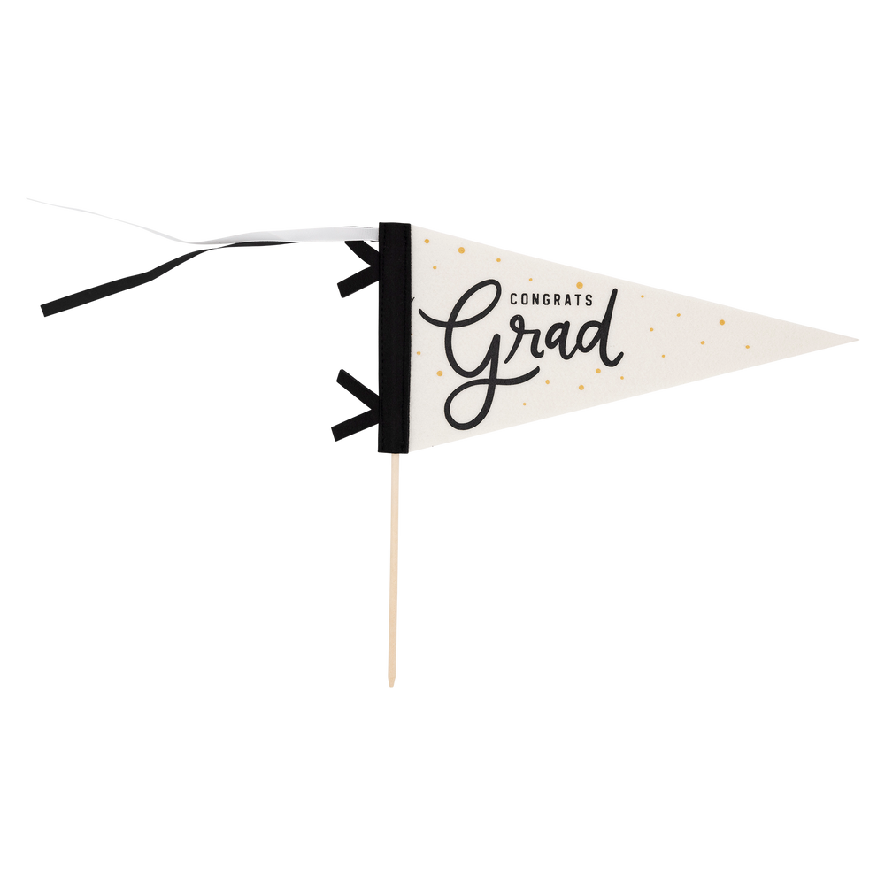 Congrats Grad Felt Pennant Banner