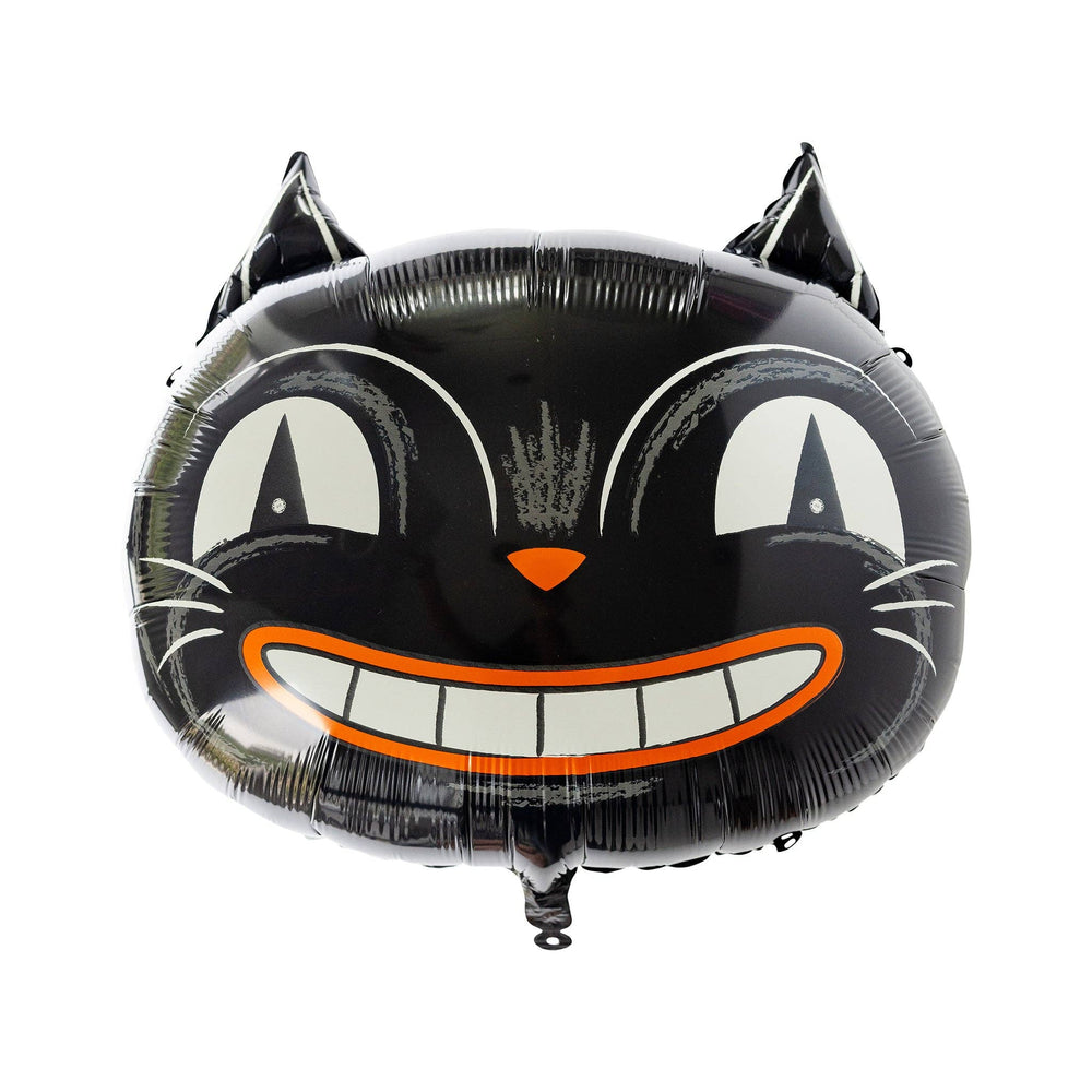 Vintage Halloween Cat Mylar Balloon