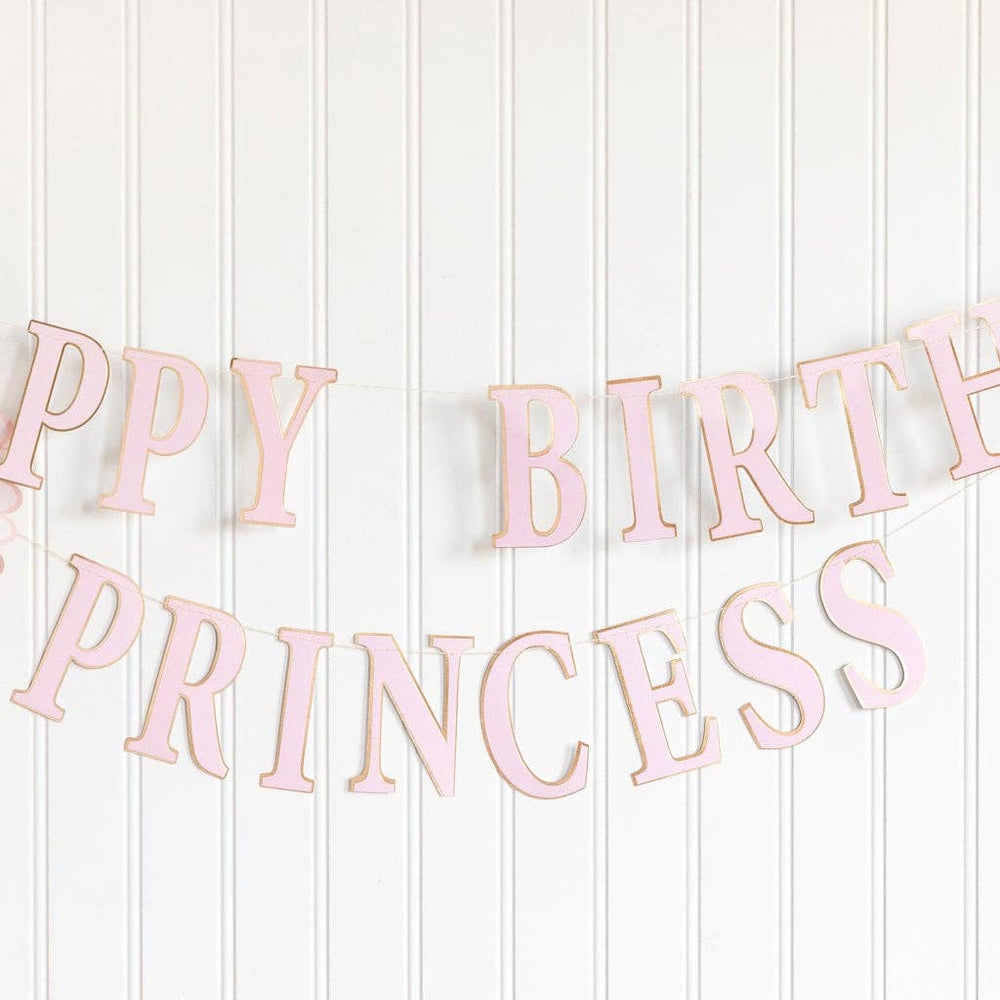 Princess Happy Birthday Banner