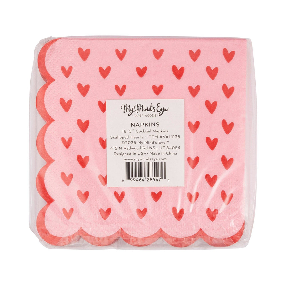 
                      
                        VAL1138 - Scalloped Hearts Cocktail Napkin
                      
                    