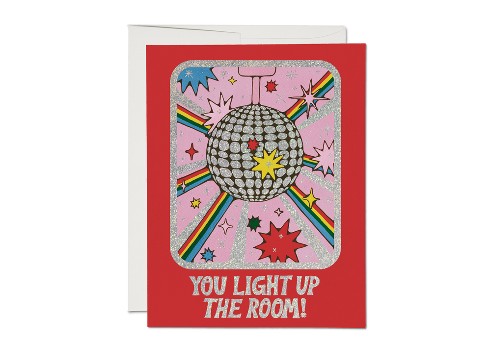 Light Up the Room friendship greeting card