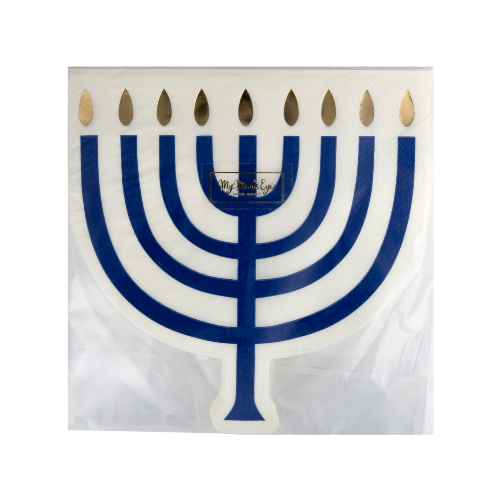 
                      
                        Shaped Menorah Luncheon Napkin
                      
                    