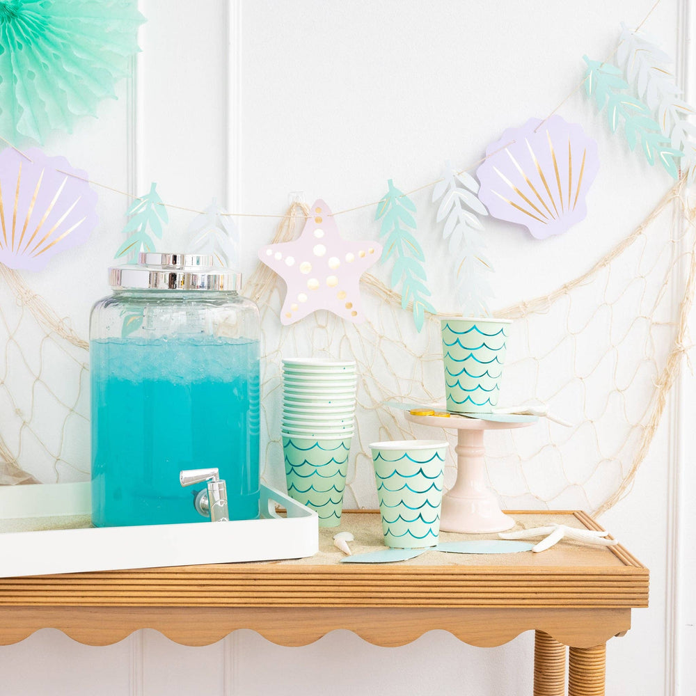 
                      
                        Mermaid Tail Paper Party Cups - 12 oz
                      
                    