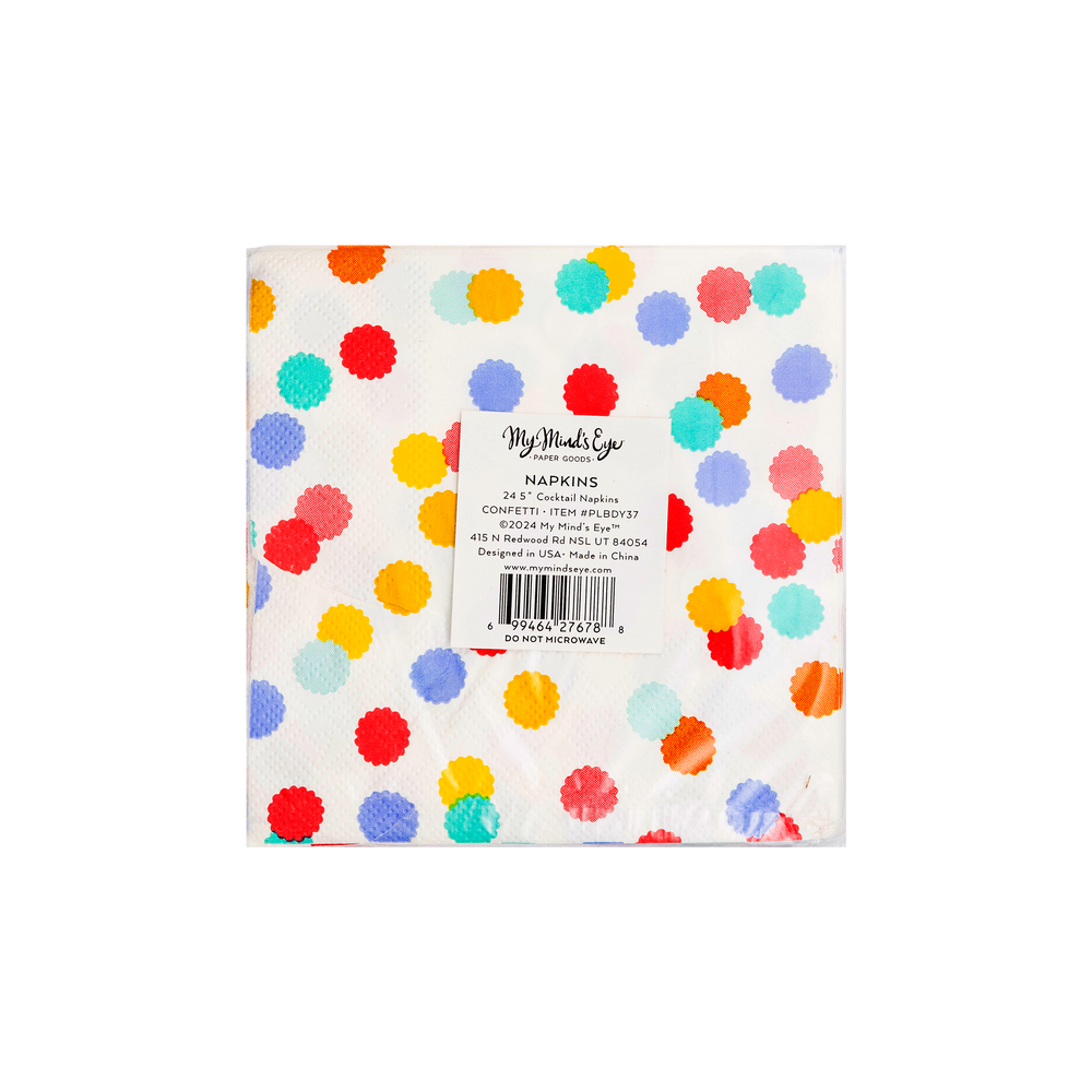 
                      
                        Primary Confetti Paper Cocktail Napkin
                      
                    