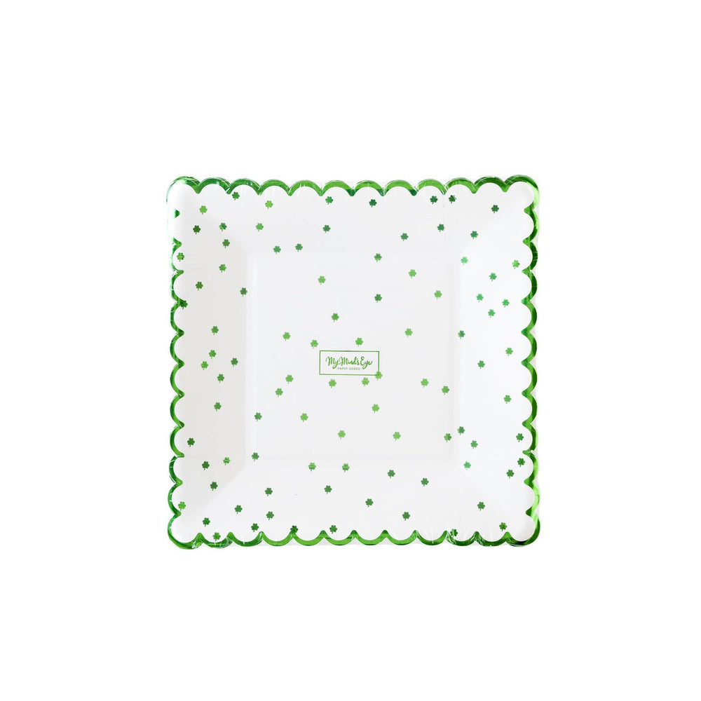 SPD1041 - Little Shamrocks Paper Plate