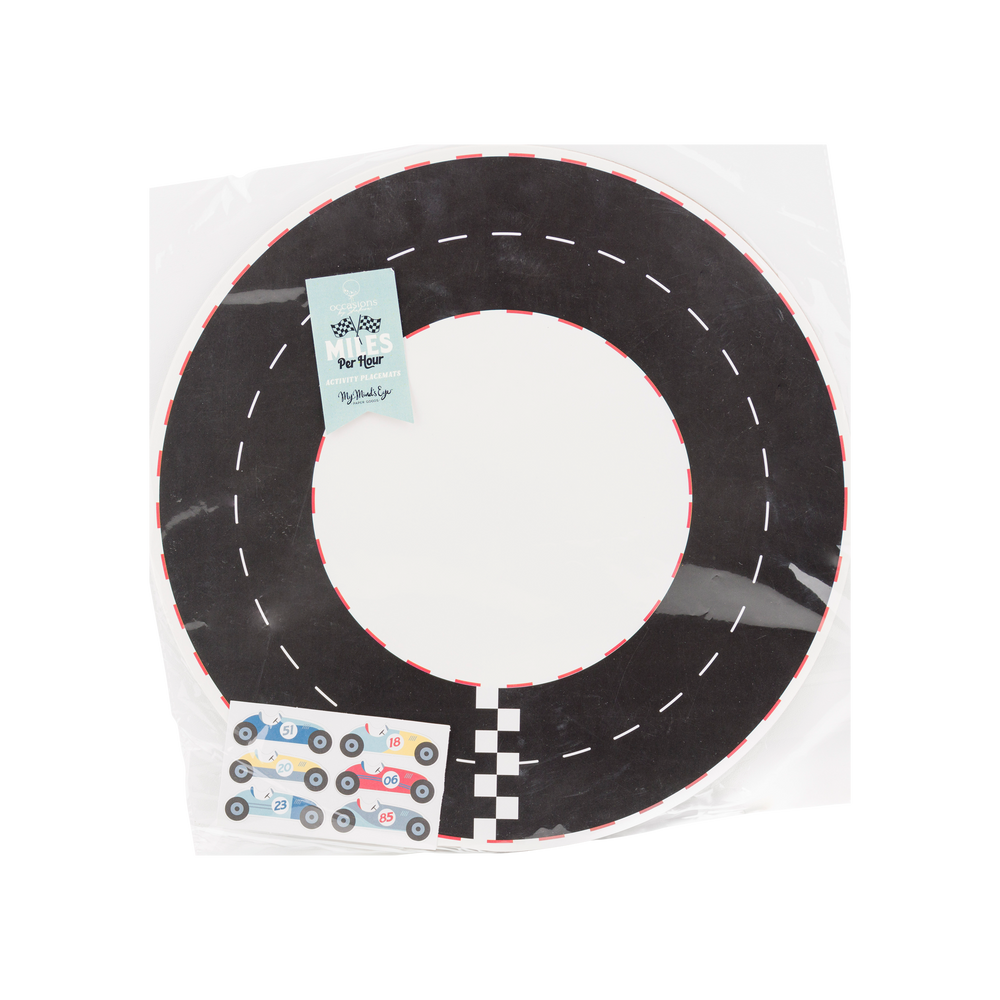 Miles per Hour - Race Track Placemat