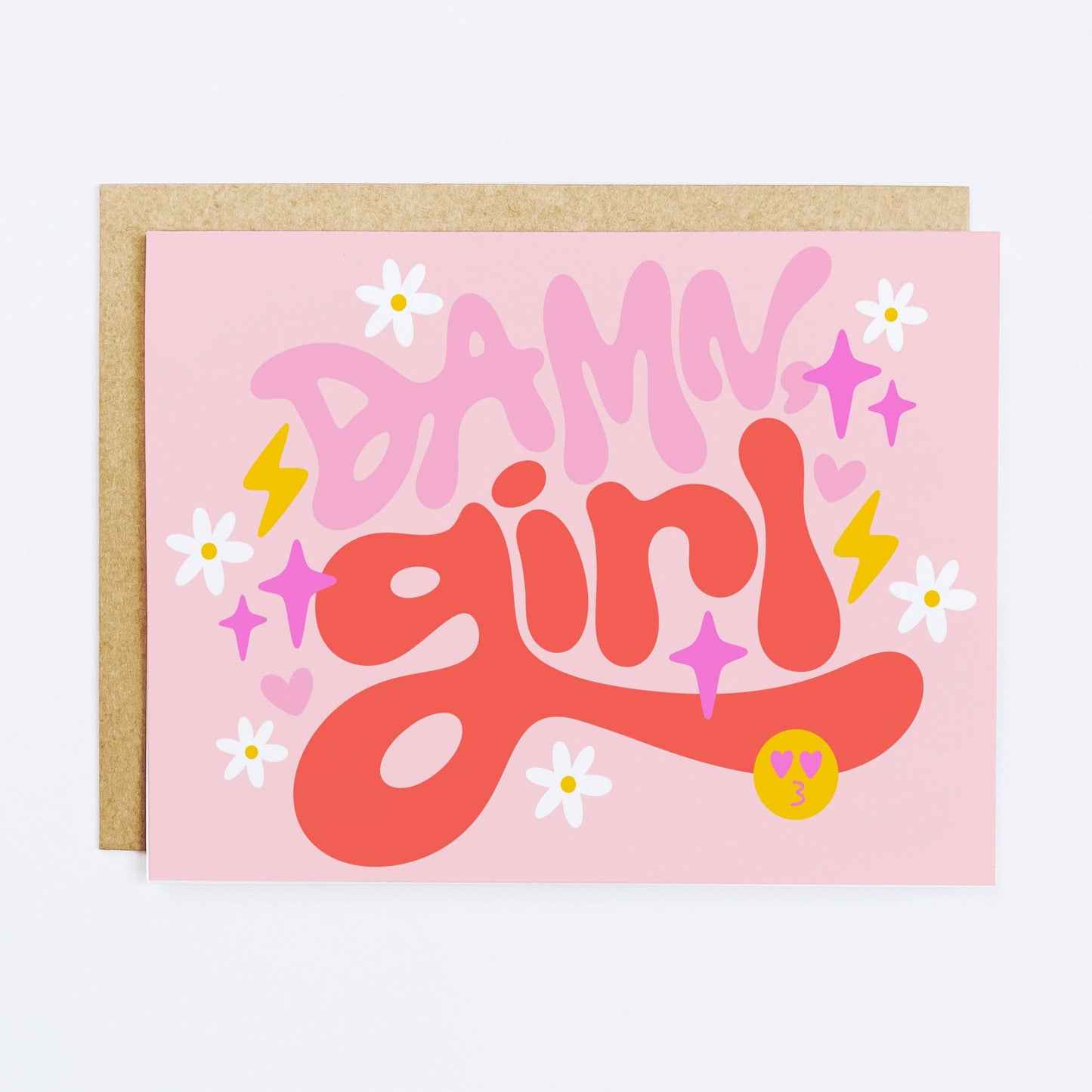 Damn Girl Greeting Card