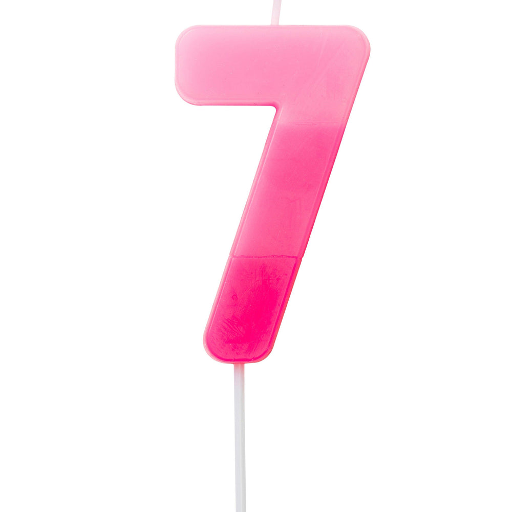 Number light 1st, 7, Pink