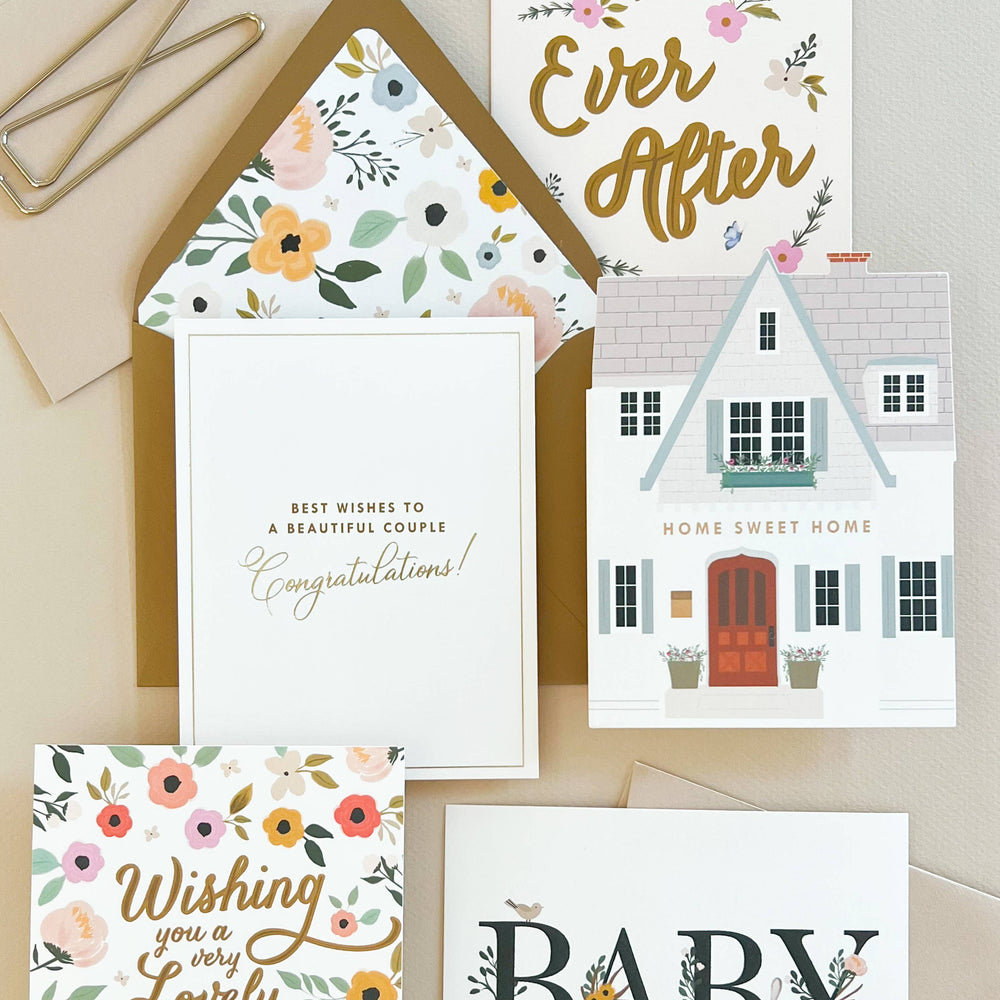 Happily Ever After Wedding Greeting Card