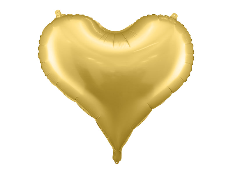 Foil balloon Heart, Gold