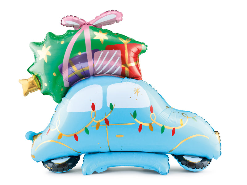 Standing Christmas Car Balloon