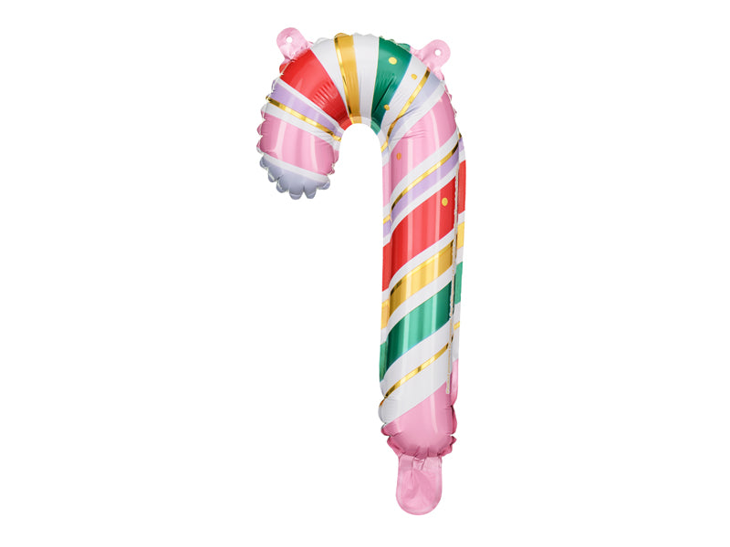 Mini Multicolored Candy Cane Balloon