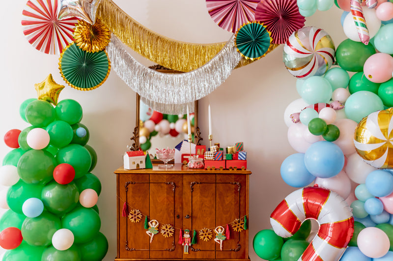 
                      
                        Mini Multicolored Candy Cane Balloon
                      
                    