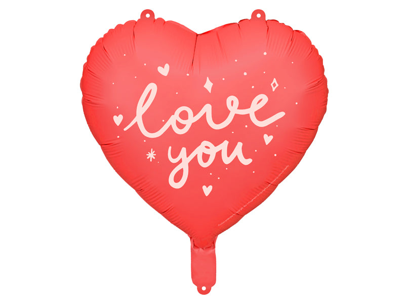 Foil balloon Heart ''I love you''