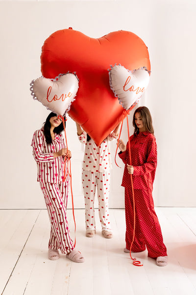 XXL foil balloon Heart, red