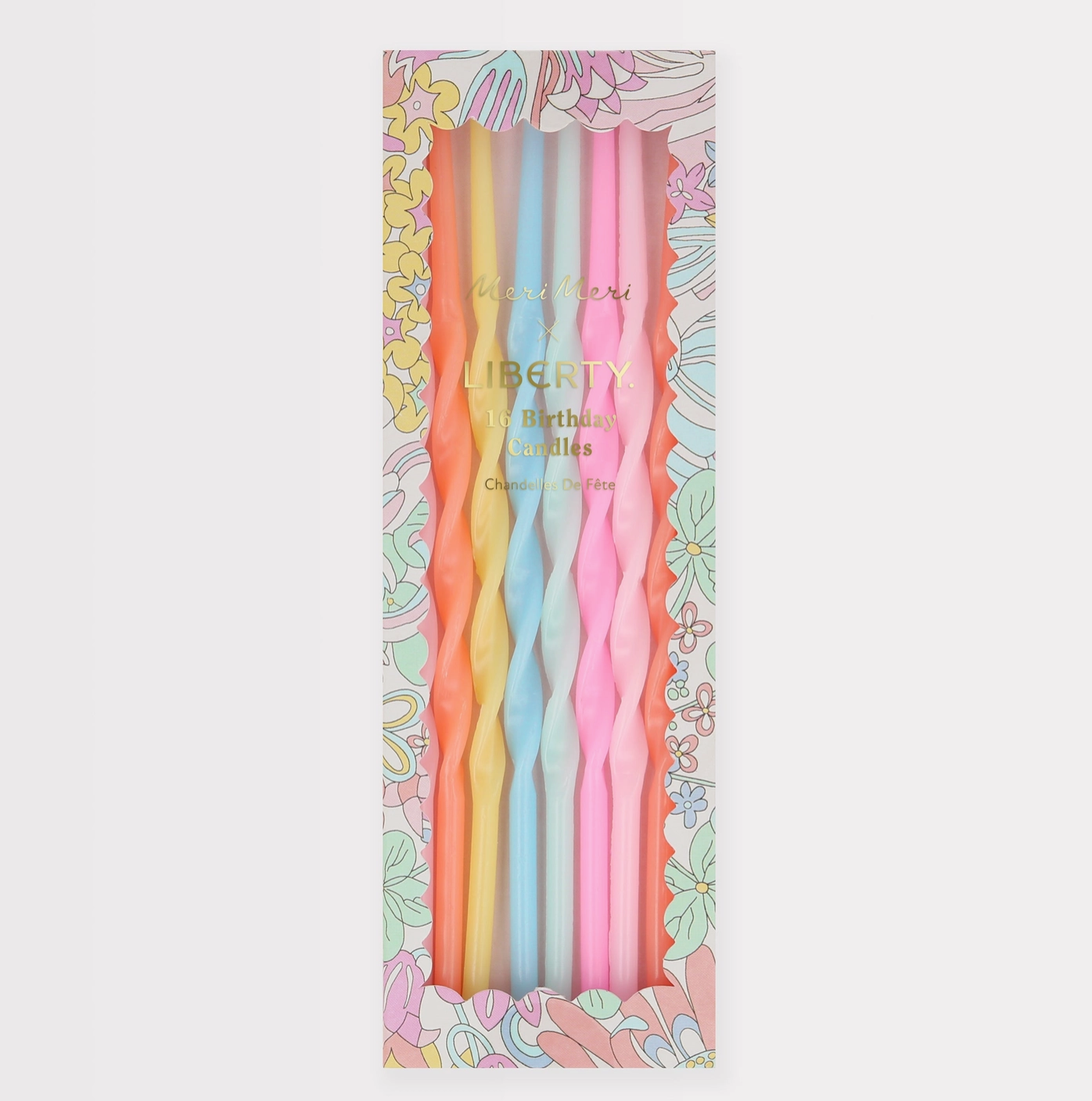 Meri Meri x Liberty Rainbow Garden Party Candles - Thumbnail 4