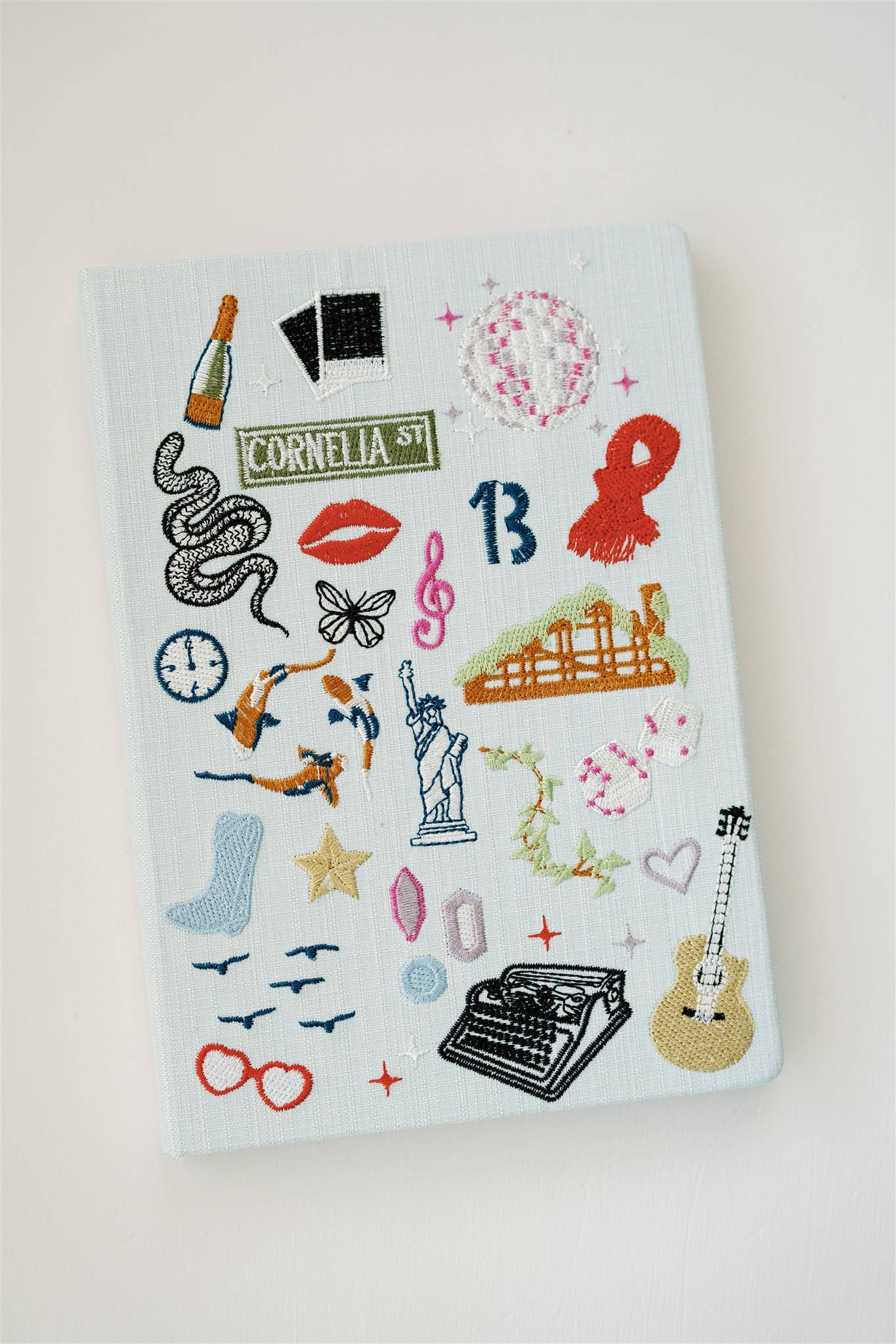 Embroidered Taylor Swift Hardcover Notebook UPDATED