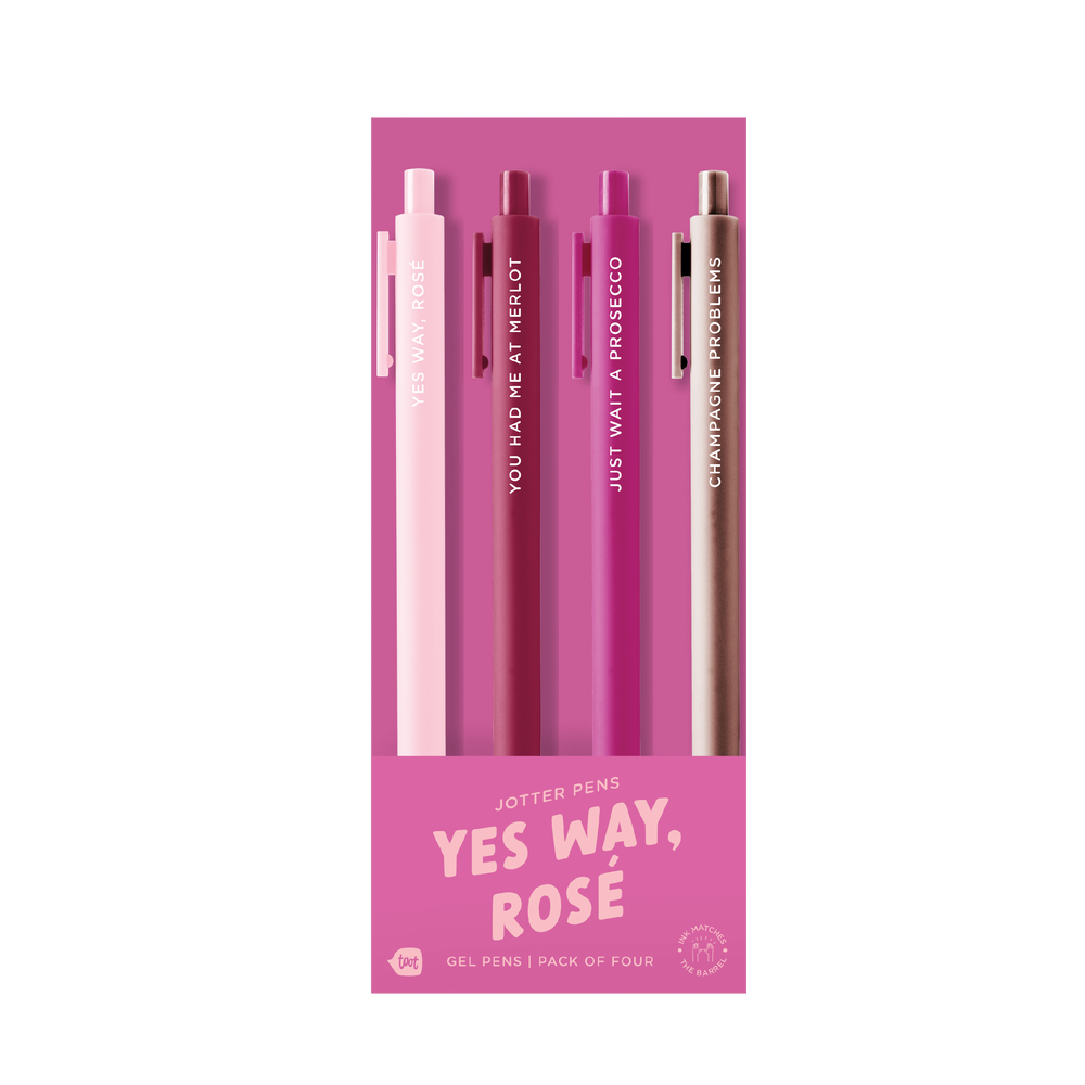 Jotter Sets 4 Pack : Yes Way Rosé