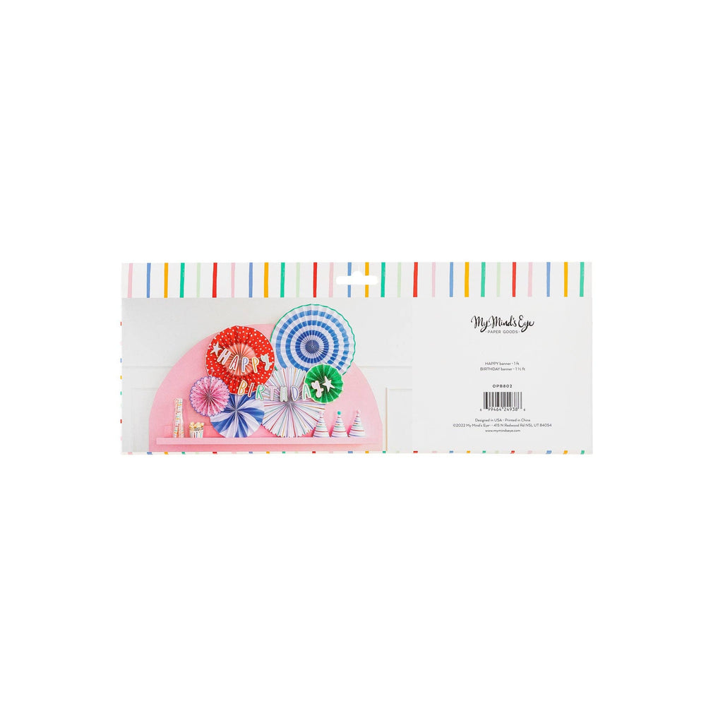 
                      
                        Oui Party Birthday HAPPY BIRTHDAY Banner
                      
                    