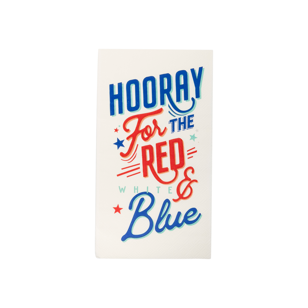 Hooray For The Red White Blue Paper Dinner Napkin