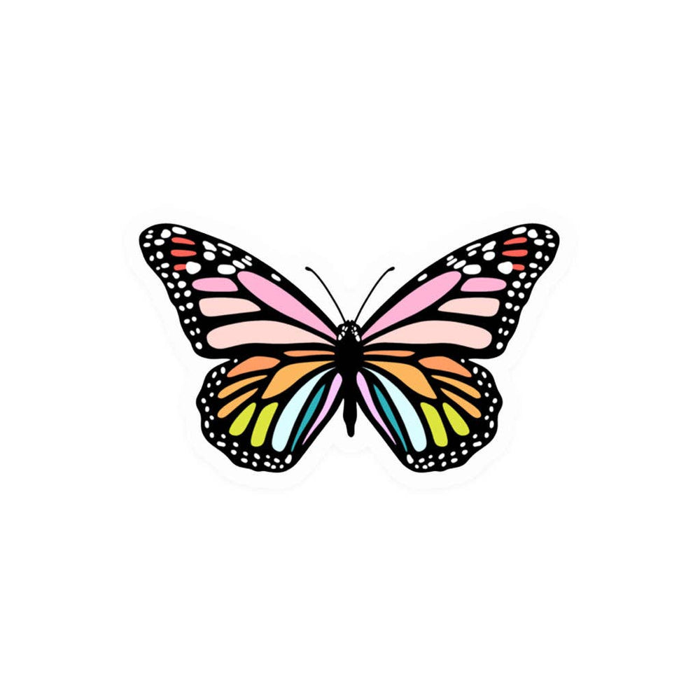 Rainbow Butterfly Sticker