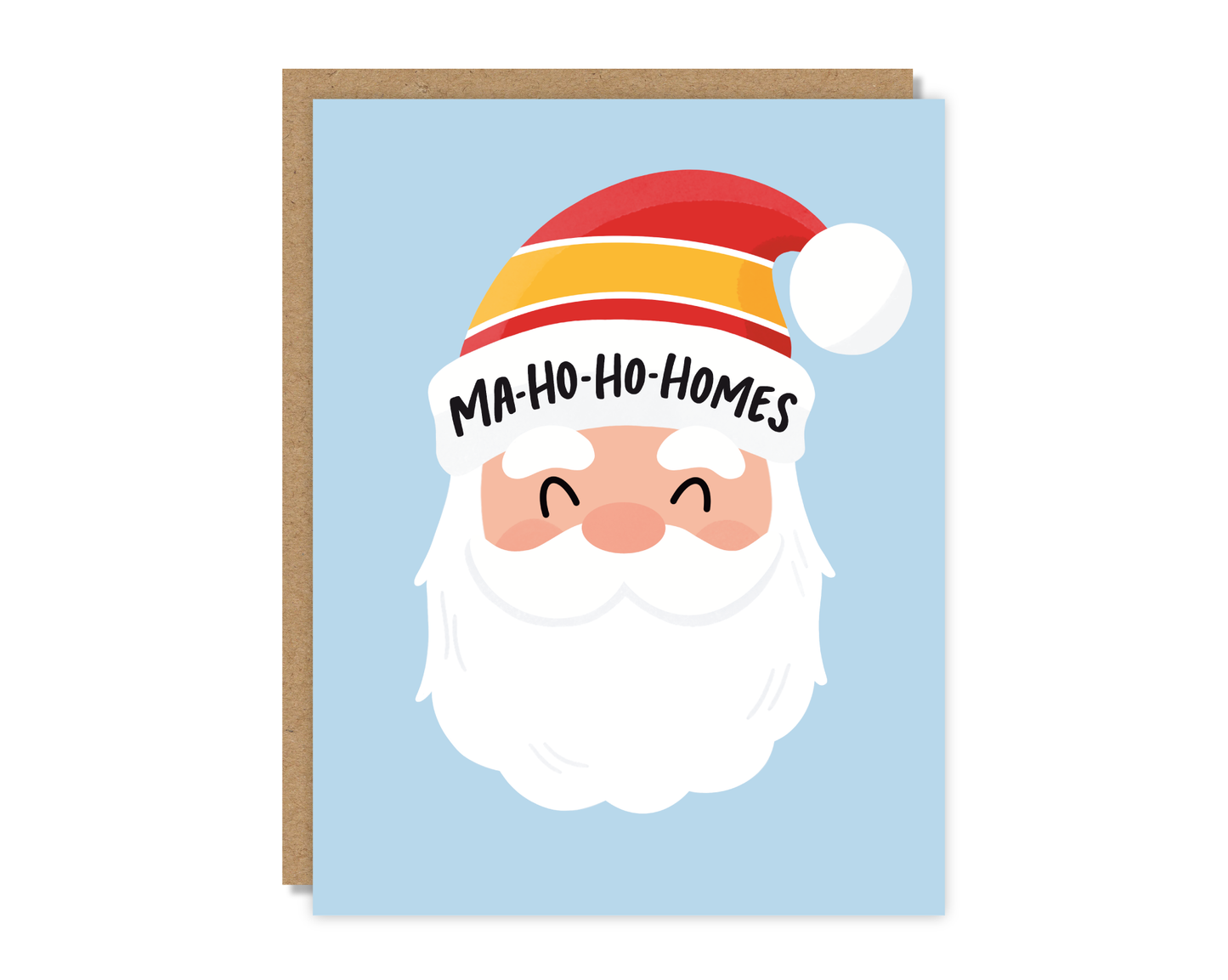 Kansas City Chiefs Santa Card