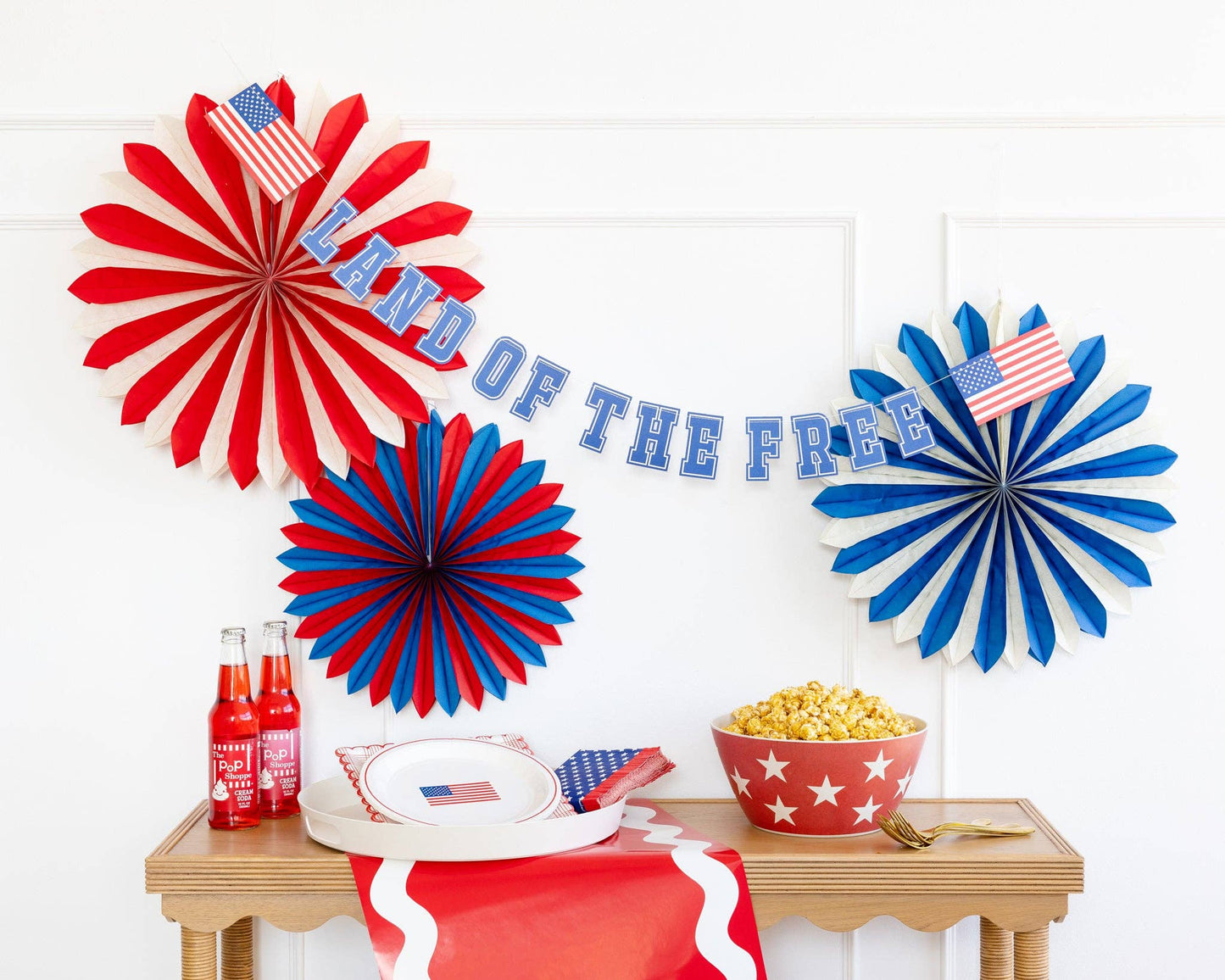 Multi Color Tissue Party Fans