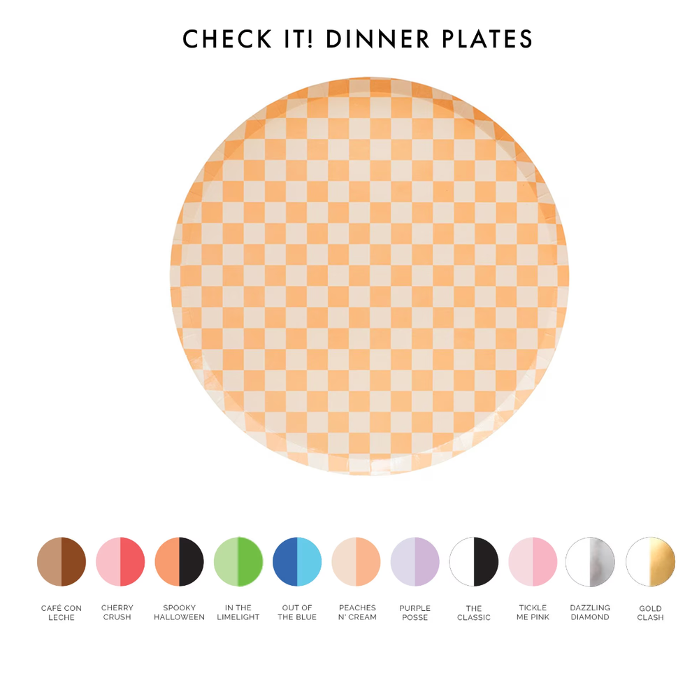 Check It! Dinner Plates - 8 Pk.