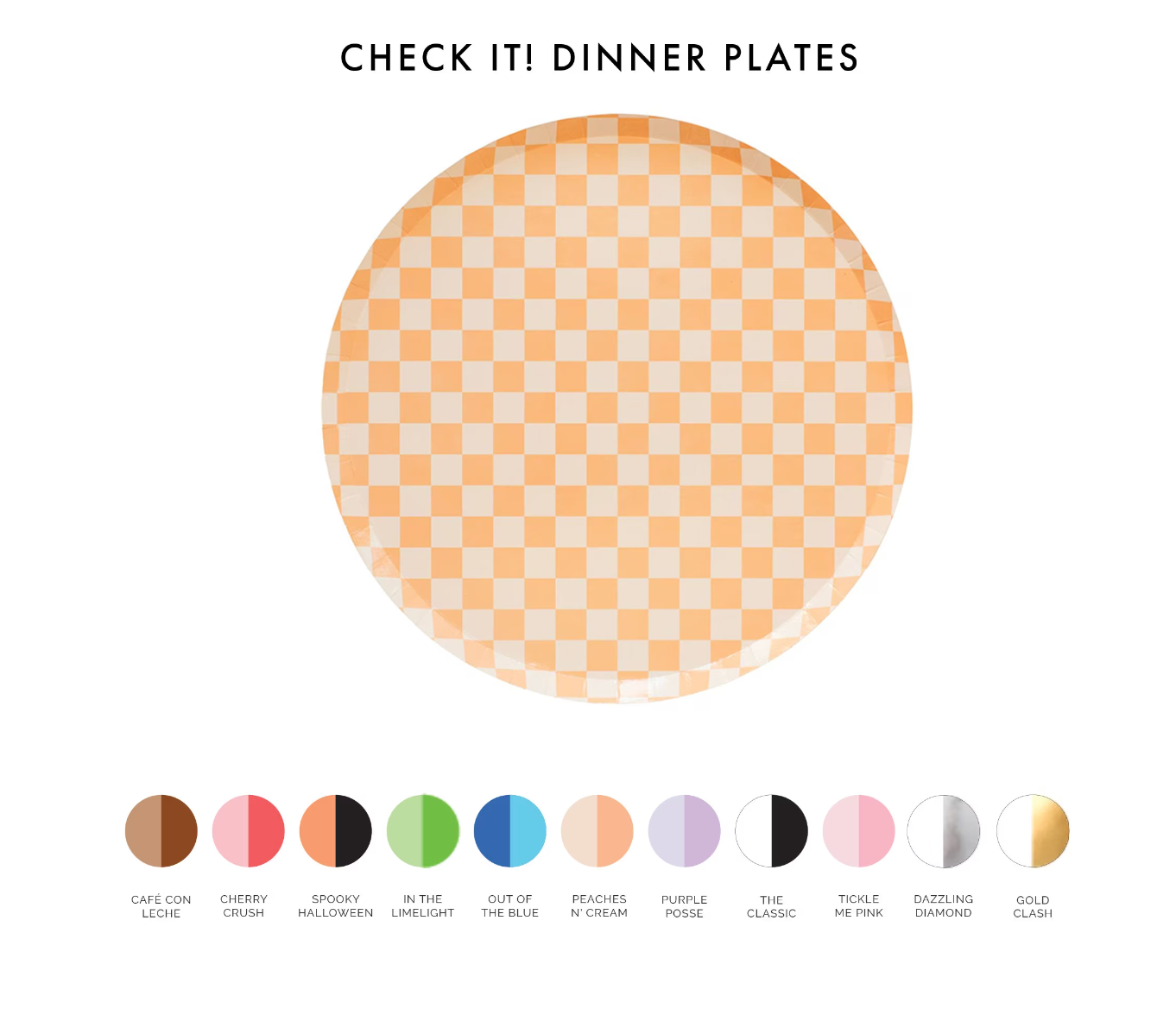 Check It! Dinner Plates - 8 Pk.