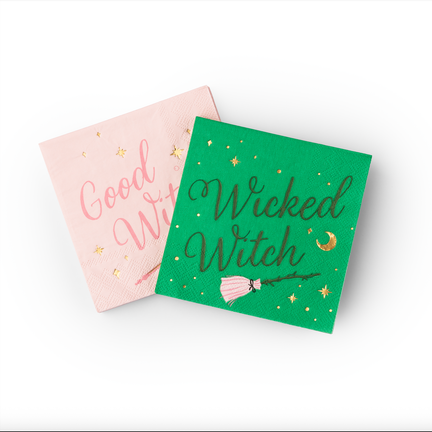 Bonjour Fête Good & Wicked Witch Cocktail Napkins