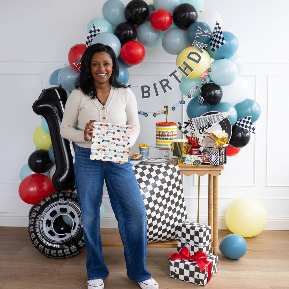 
                      
                        Miles per Hour - Checkered Flag Table Runner
                      
                    