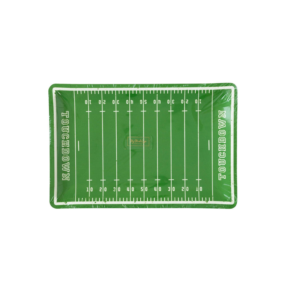 Football Field Paper Plates