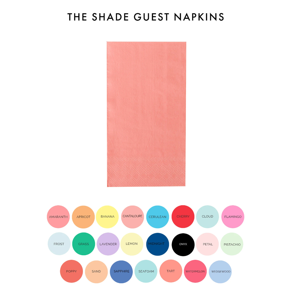 Sapphire Guest Napkins - 16 Pk. 23 Color Options: Sapphire