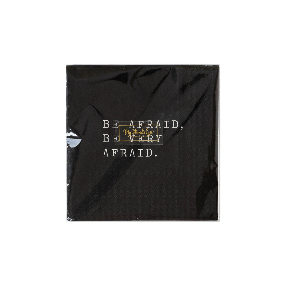 Afraid Paper Party More Be Afraid Paper Cocktail Napkin – Jubilee Balloon Co.